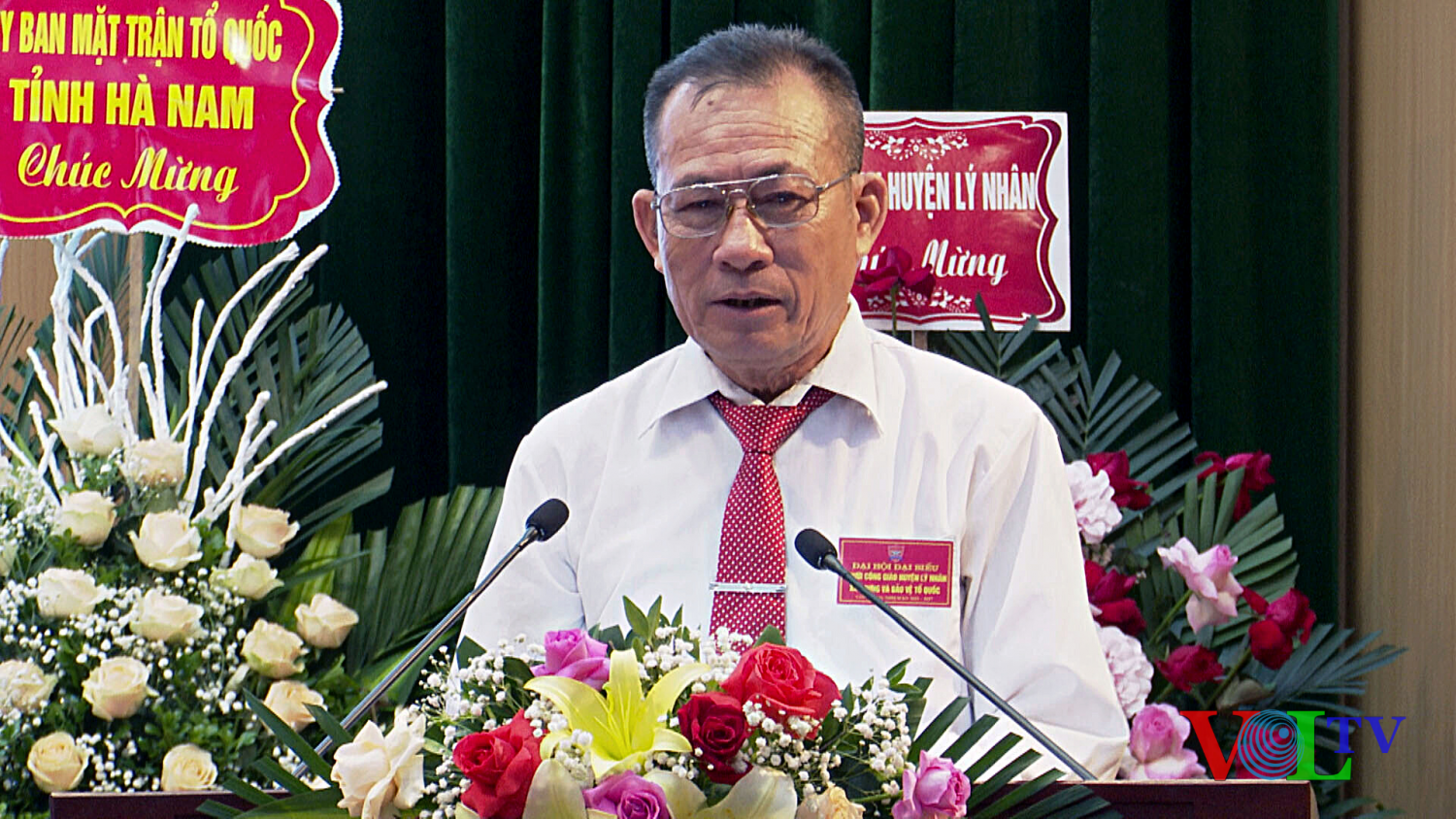 Ông Tạ Minh Hoán - Trưởng Ban Đoàn kết Công giáo huyện BC hoạt động Người Công giáo huyện nhiệm kỳ 2017 - 2022 tại ĐH.png